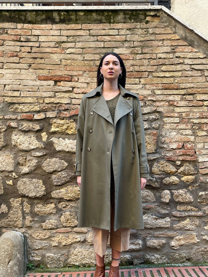 Trench oversize verde - Vicolo