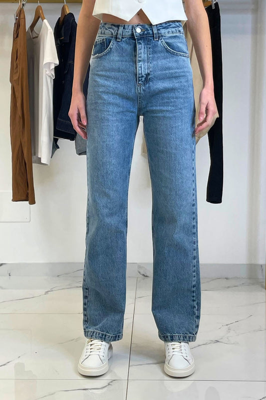 Denim gamba  palazzo PARIGI - Haveone