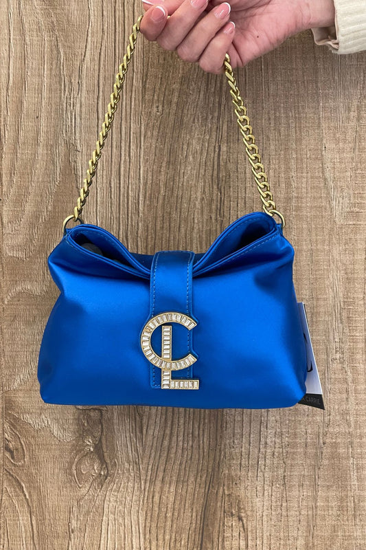 Pochette in seta night edition blu - La Carrie