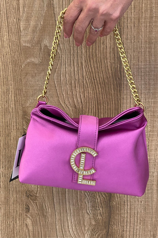 Pochette in seta night edition violet - La Carrie