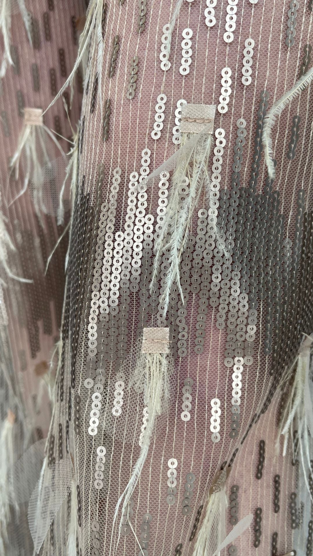 Pantalone plume paillettes - Silent
