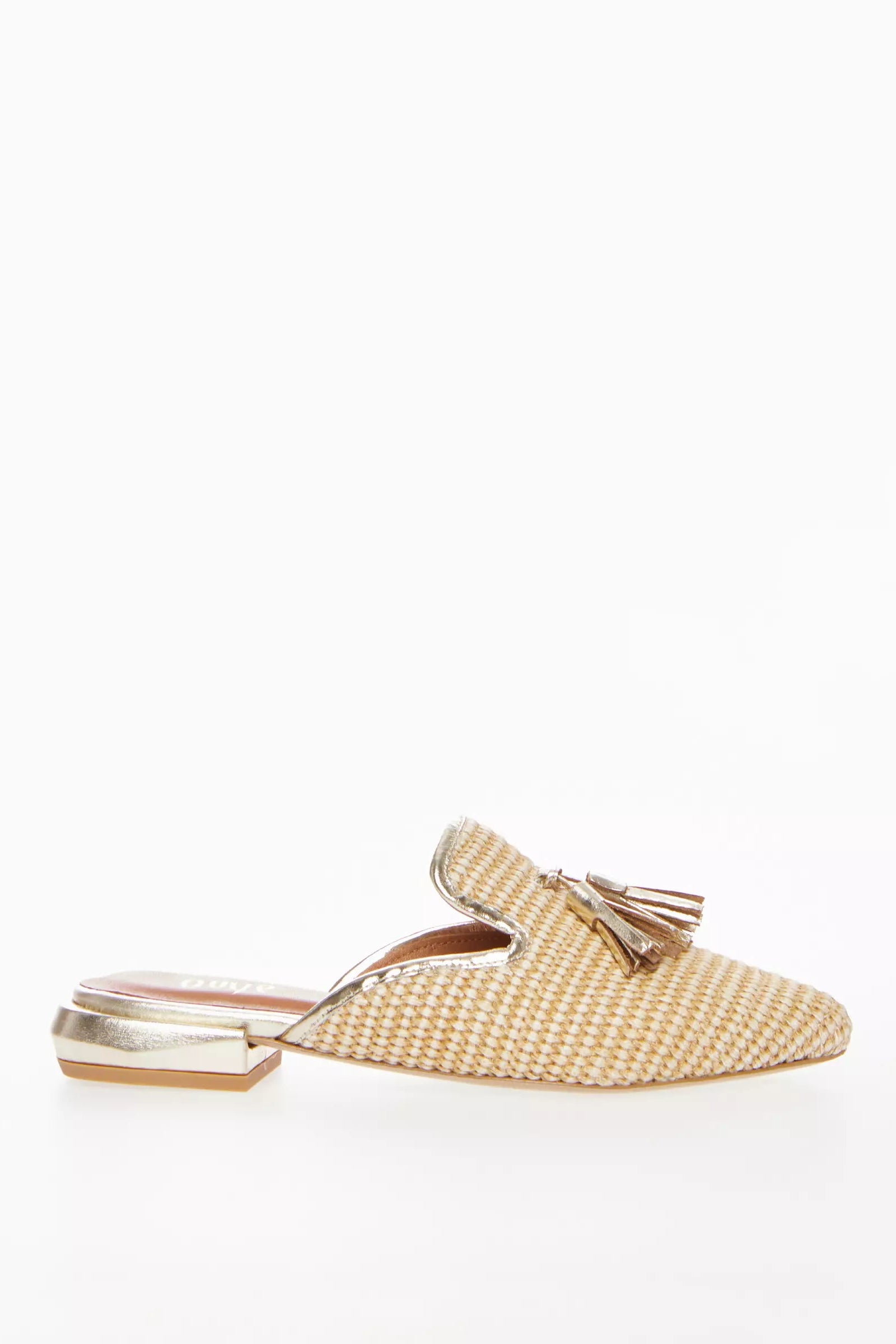 Mules in raffia oro - Ovye