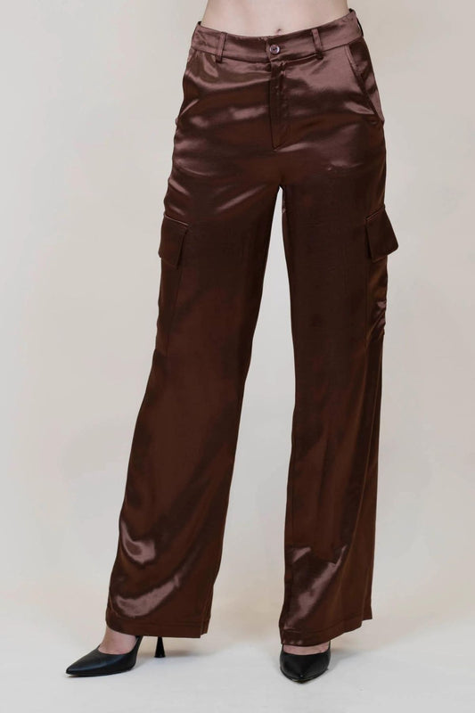 Pantalone in viscosa con tasconi -  Kontatto