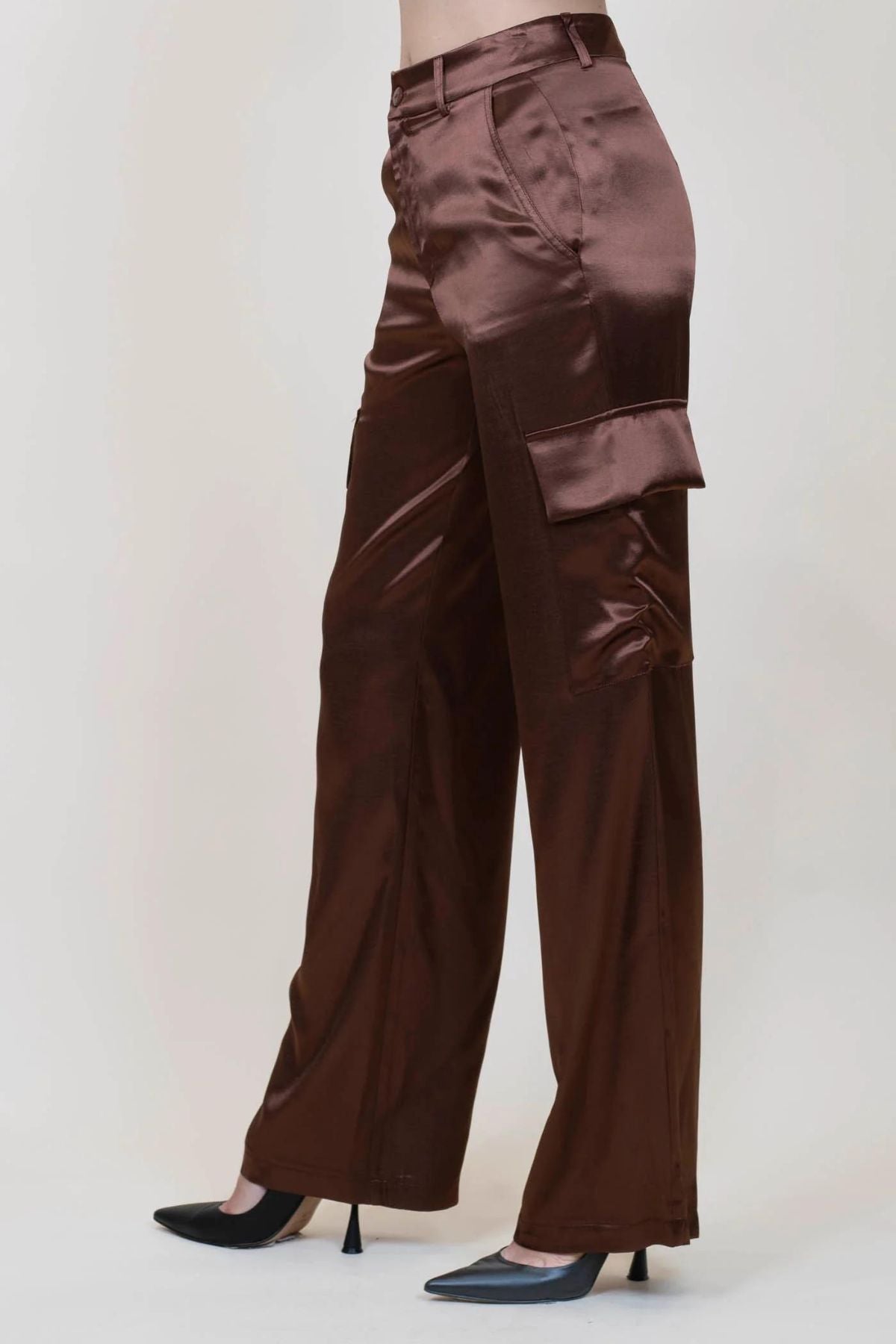 Pantalone in viscosa con tasconi -  Kontatto