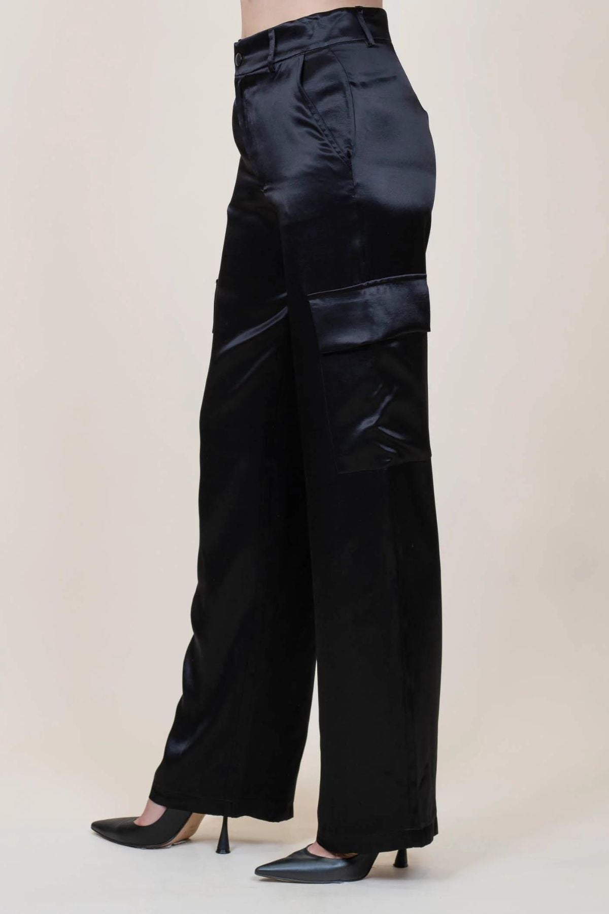 Pantalone in viscosa con tasconi -  Kontatto