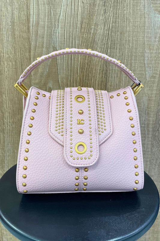 Borsa Studs small pink - La Carrie