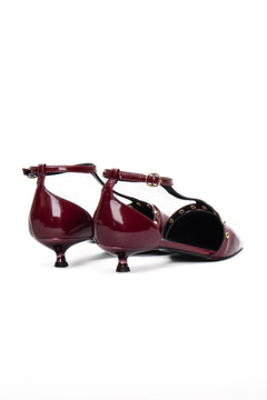 Tanghera rubino con cinturino e borchie - Divine Follie