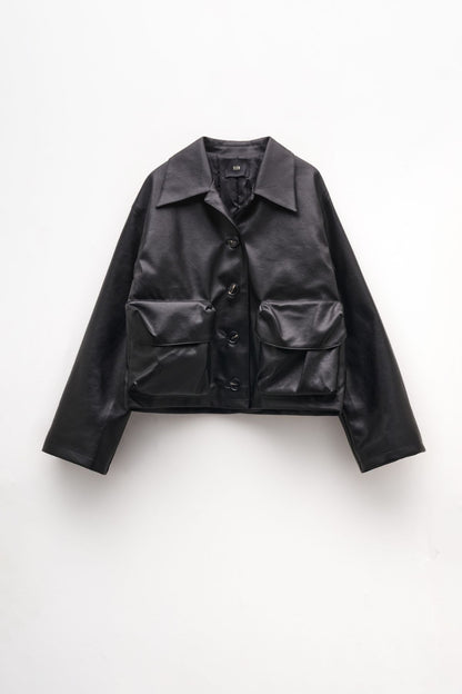 Giacca Ecopelle Crop - Eleh