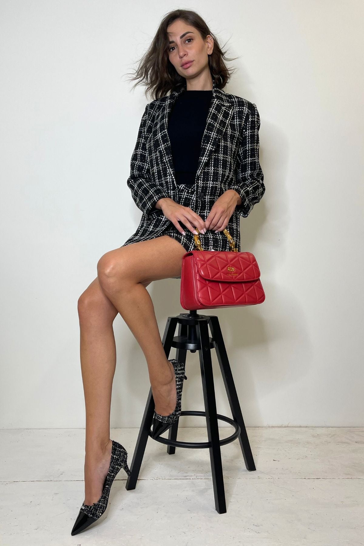 Borsa a mano Touchy rosso - La Carrie