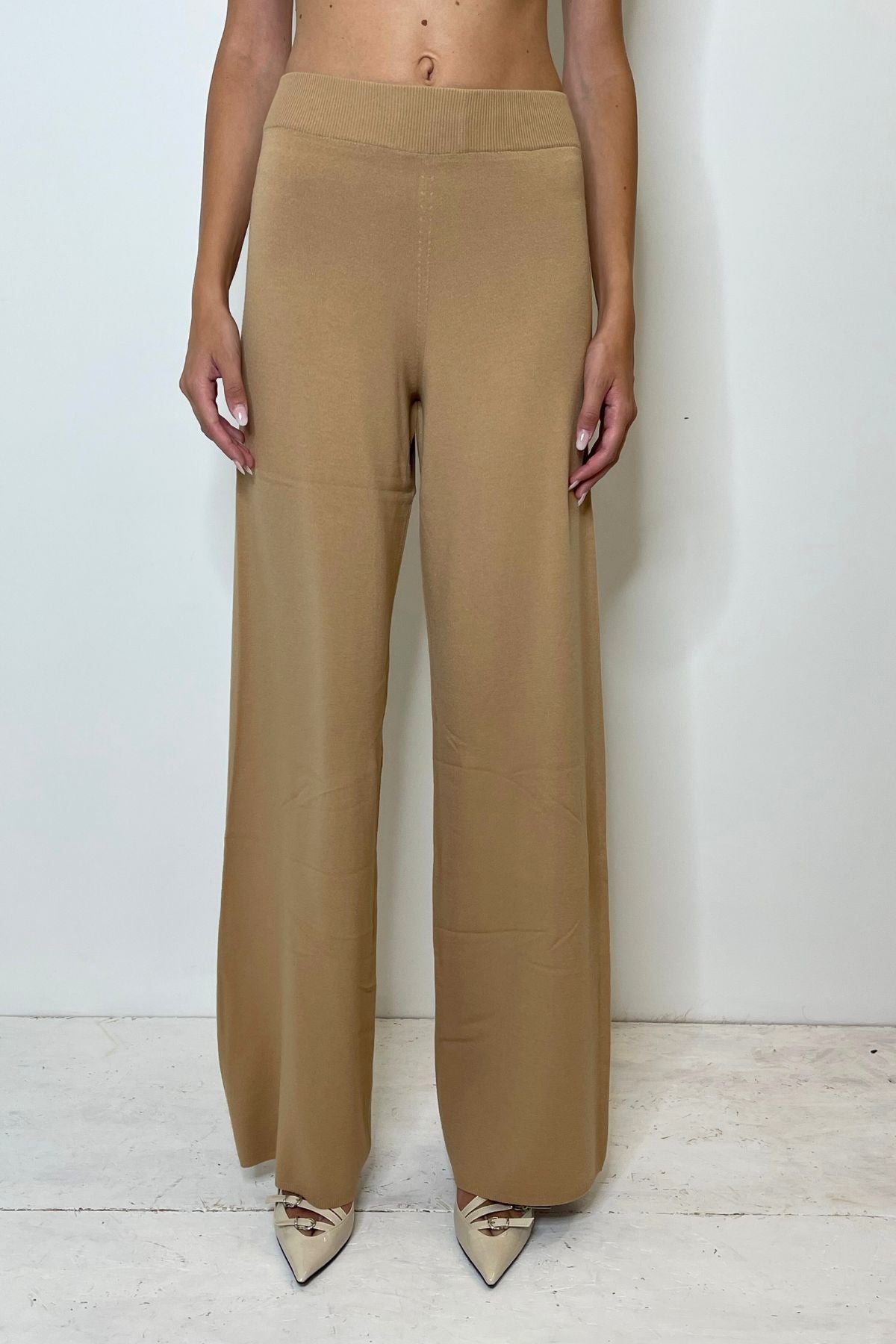 Pantalone in maglia Camel - Kontatto