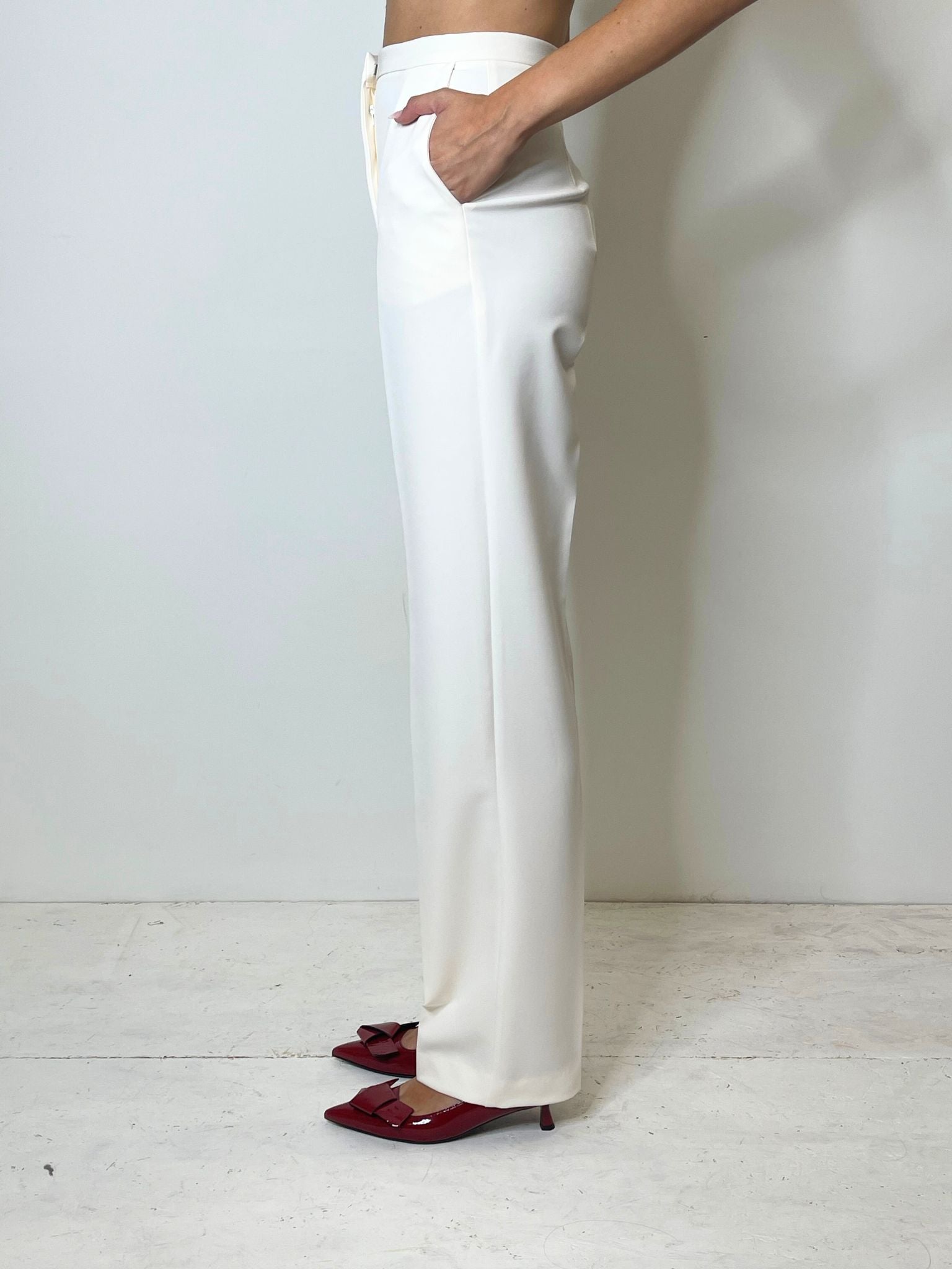 Pantalone Regular Basic latte - Silence Limited