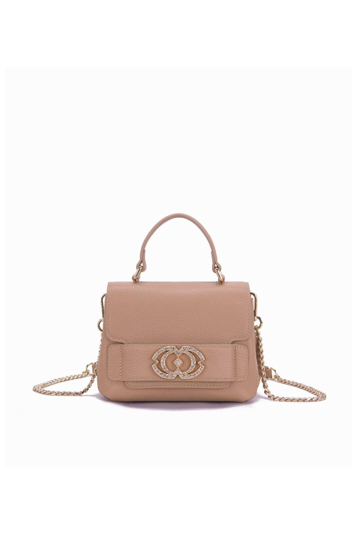 Borsa a mano Grace beige - La Carrie