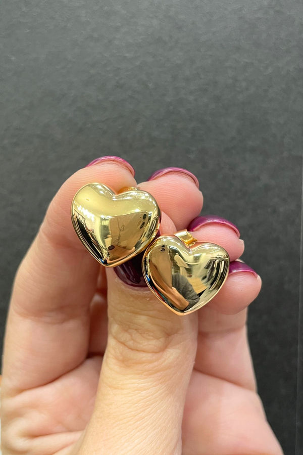 Orecchino cuore oro - EmporioClub Bijoux