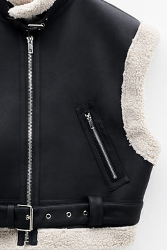 Gilet montone nero - Eleh