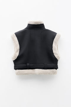 Gilet montone nero - Eleh