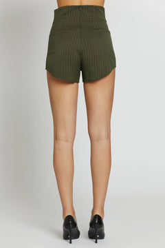 Stripe short militare gessato - Silence Limited