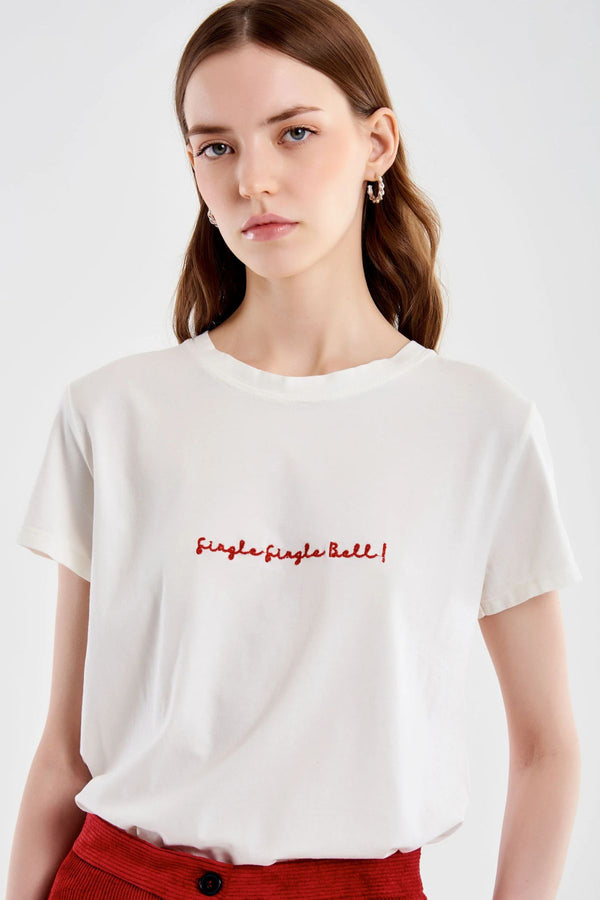 T-shirt natalizia "Gingle Bell" - Vicolo