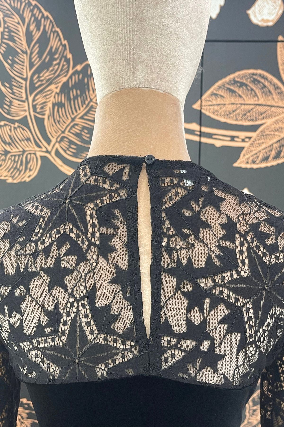 Body in pizzo e velluto - Haveone