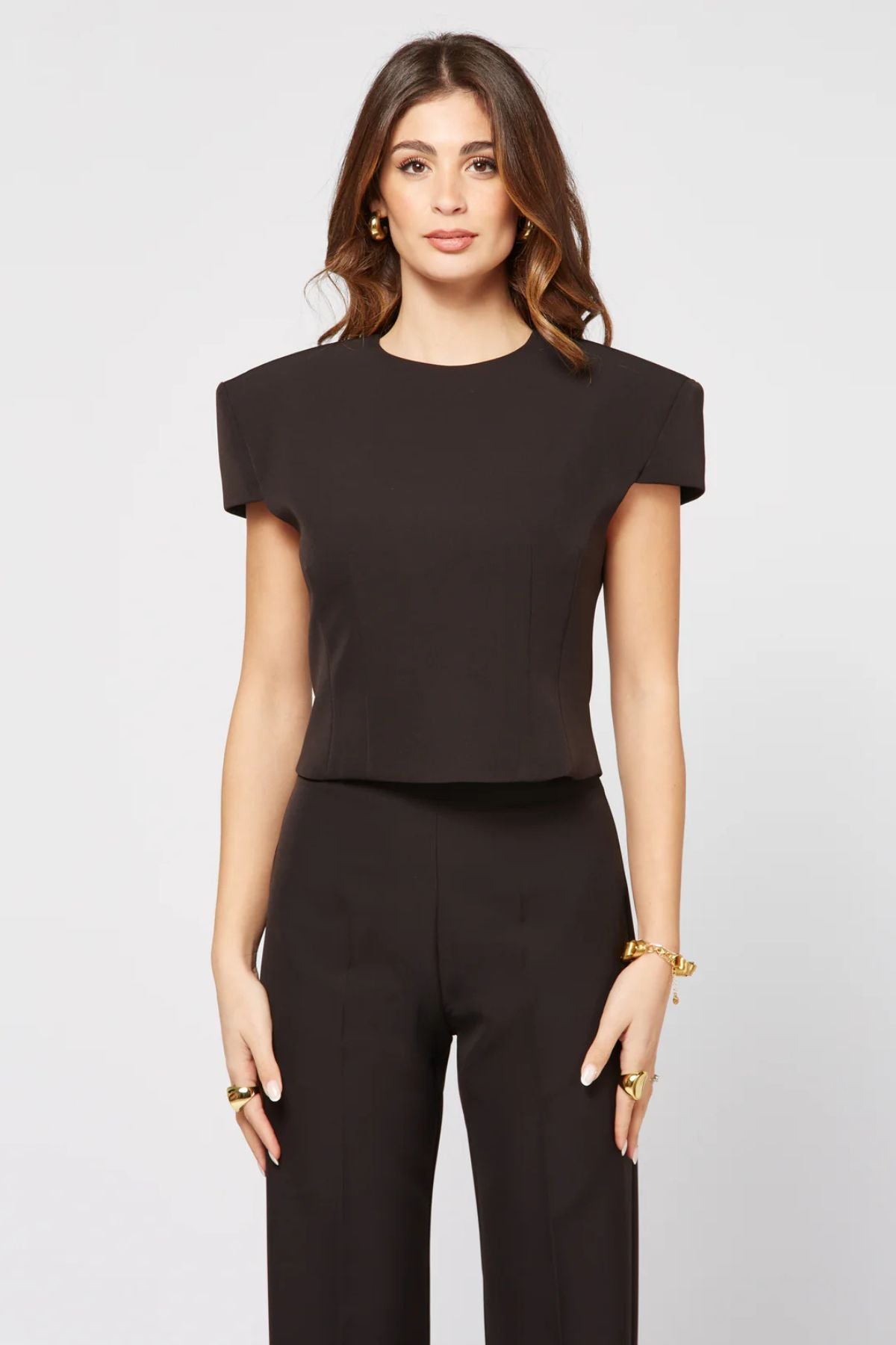 Top Herm Shirt nero - Silence Limited