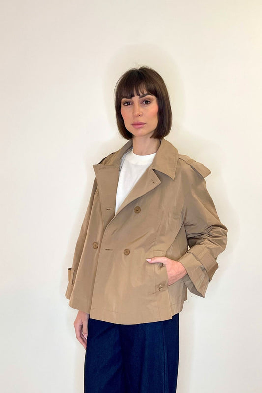 Trench doppio petto crop - Souvenir Clubbing