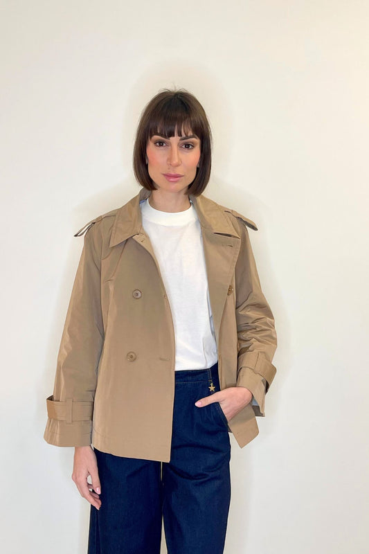 Trench doppio petto crop - Souvenir Clubbing