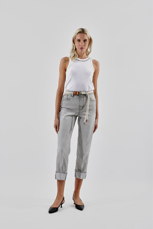Jeans Mandy denim grigio - HaveOne