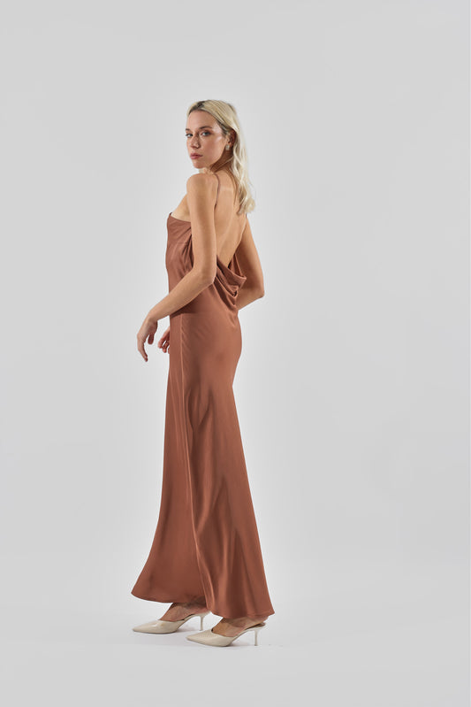 Abito lungo lacci Choco - HaveOne