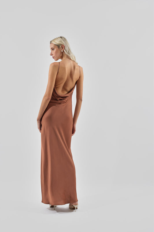 Abito lungo lacci Choco - HaveOne