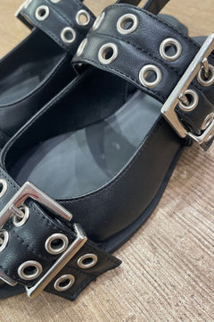Slingback flat doppia fibbia - Ovyè