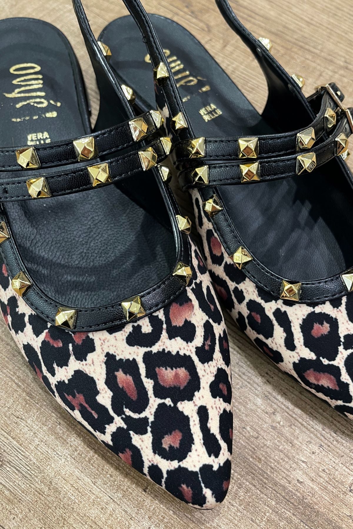 Slingback flat animalier - Ovyè