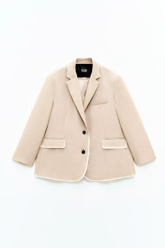 Blazer con finiture a contrasto - Eleh
