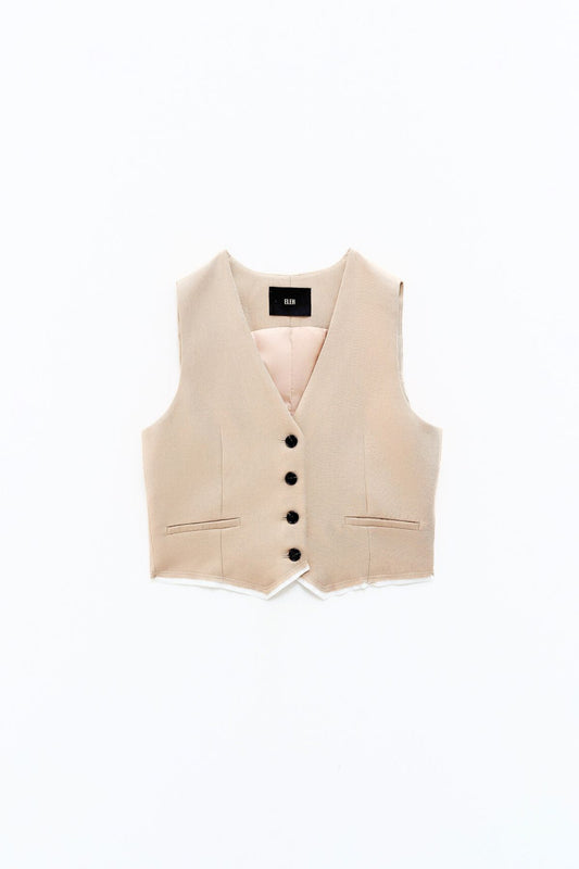 Gilet con finiture a contrasto - Eleh