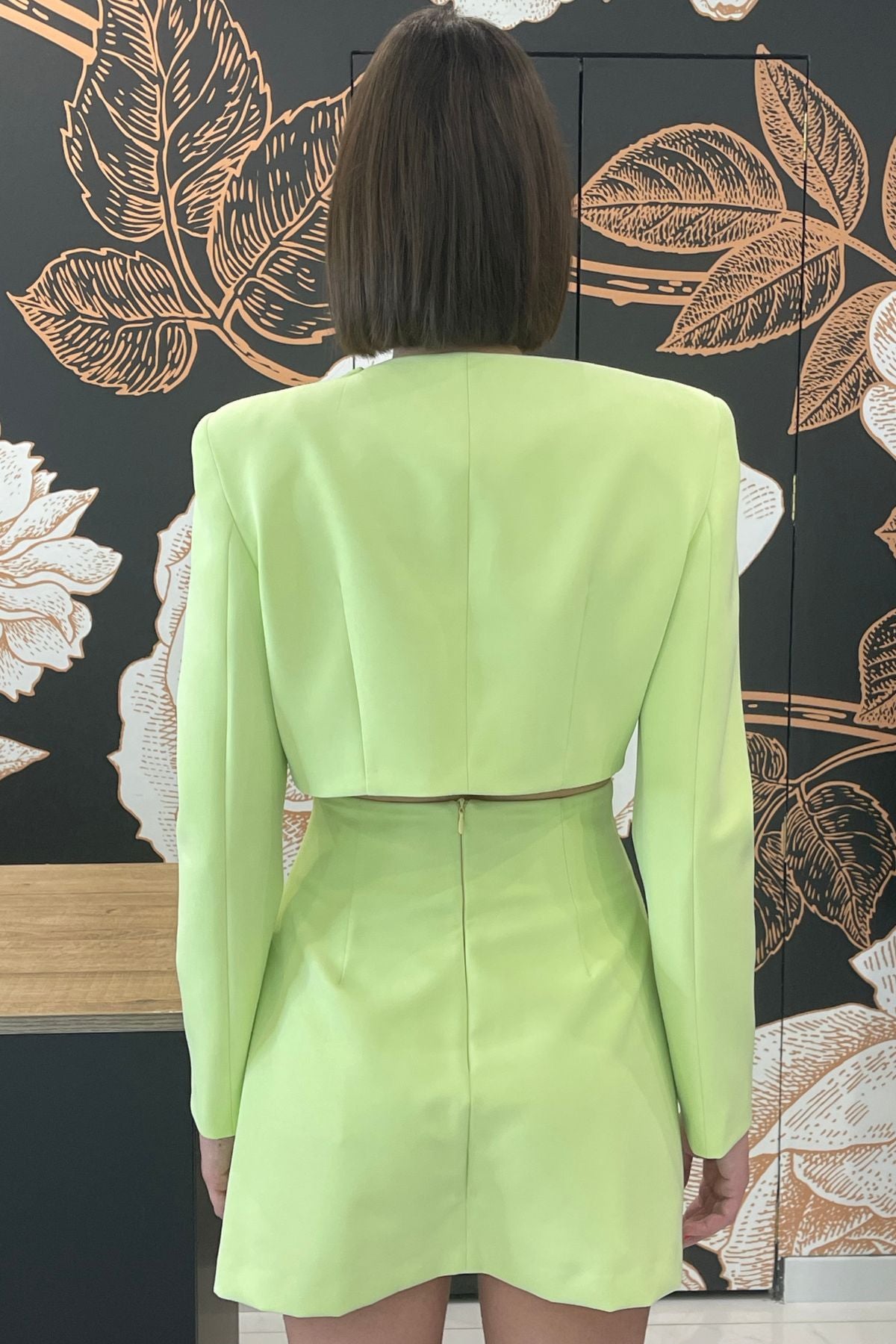 Blazer Metals crop light green - Silence Limited