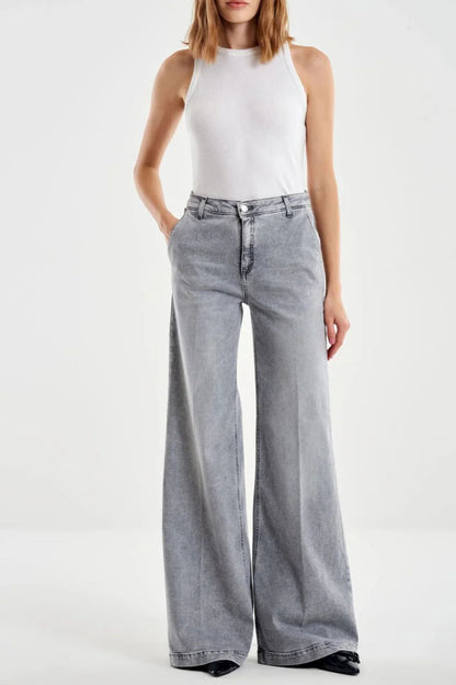 Jeans Elena ampio grigio - Vicolo