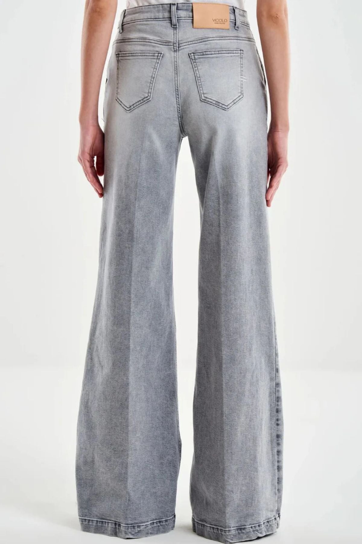 Jeans Elena ampio grigio - Vicolo