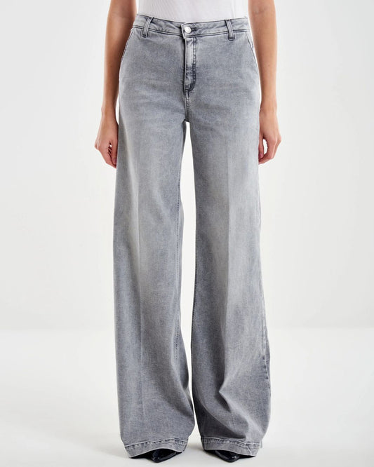 Jeans Elena ampio grigio - Vicolo