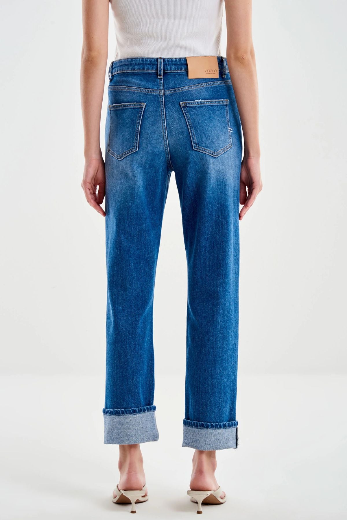 Jeans Maggie Mom blue - Vicolo