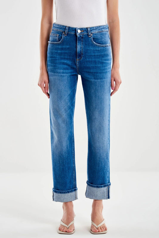 Jeans Maggie Mom blue - Vicolo