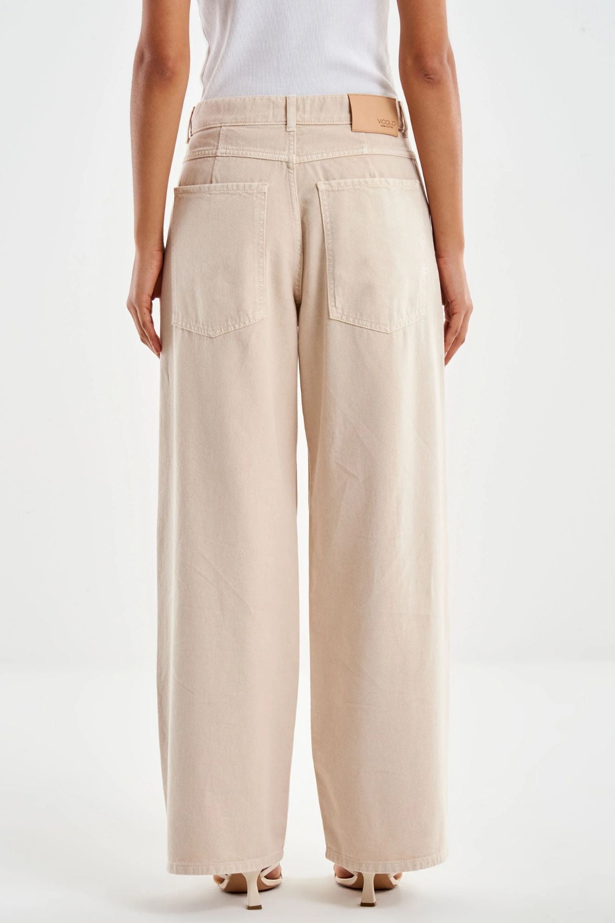Jeans Mia Relaxed beige - Vivolo