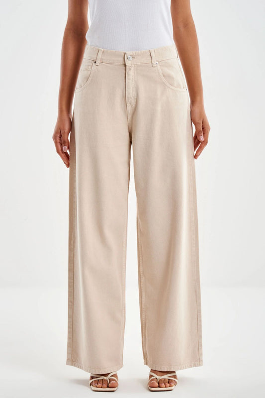 Jeans Mia Relaxed beige - Vivolo