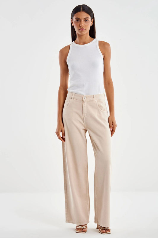 Jeans Mia Relaxed beige - Vivolo