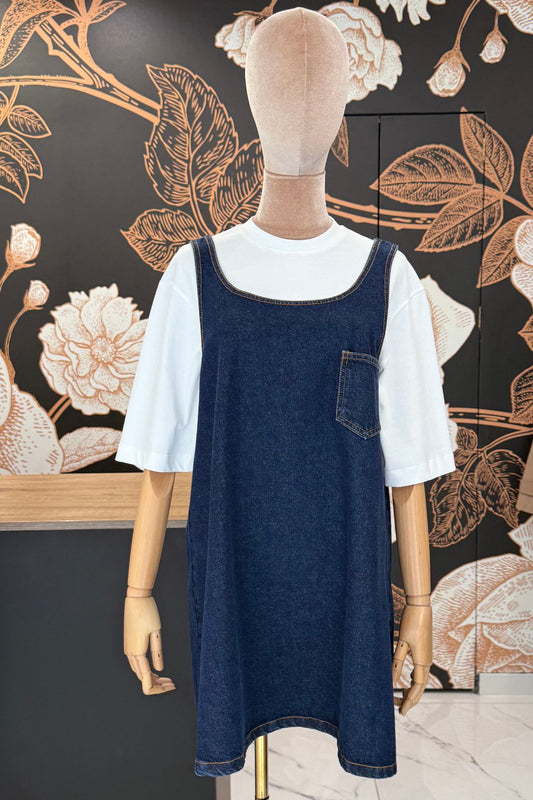 Mini dress in denim blu - Silence Limited
