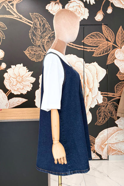 Mini dress in denim blu - Silence Limited