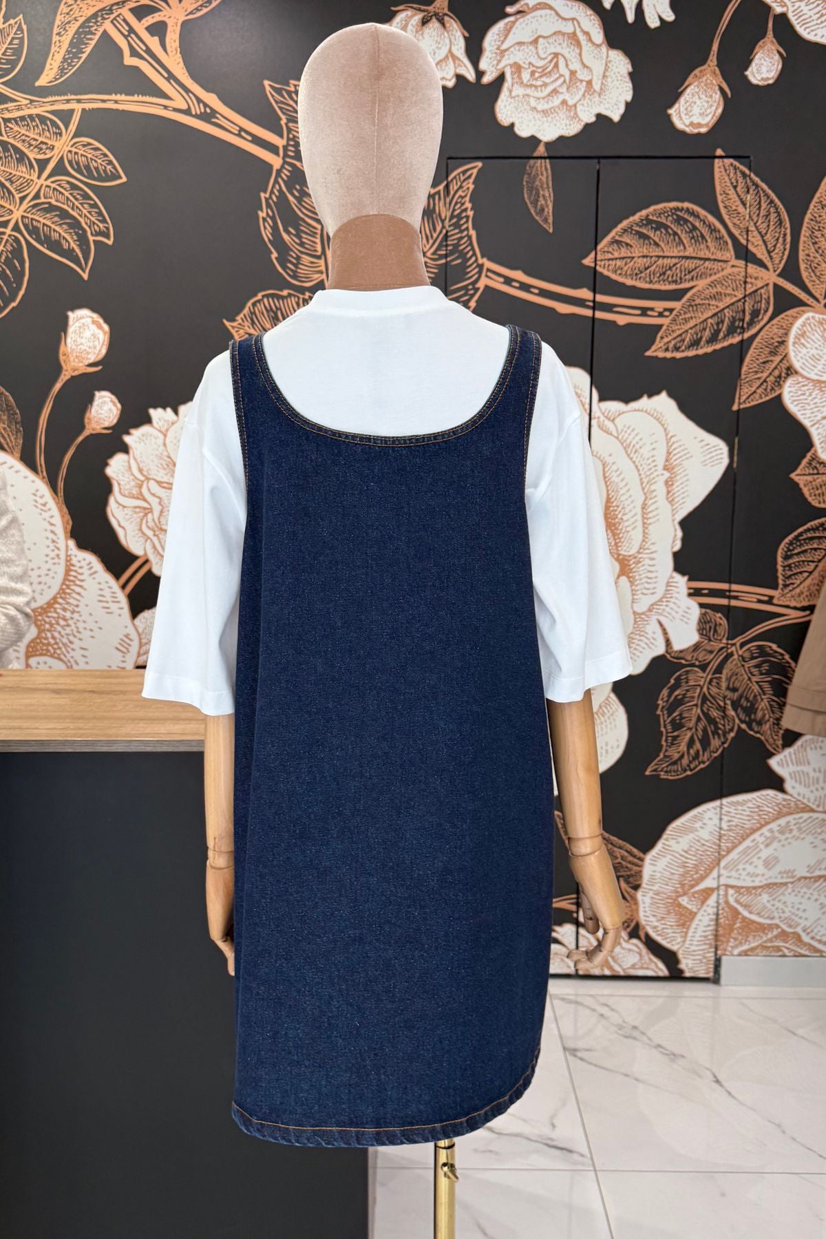 Mini dress in denim blu - Silence Limited