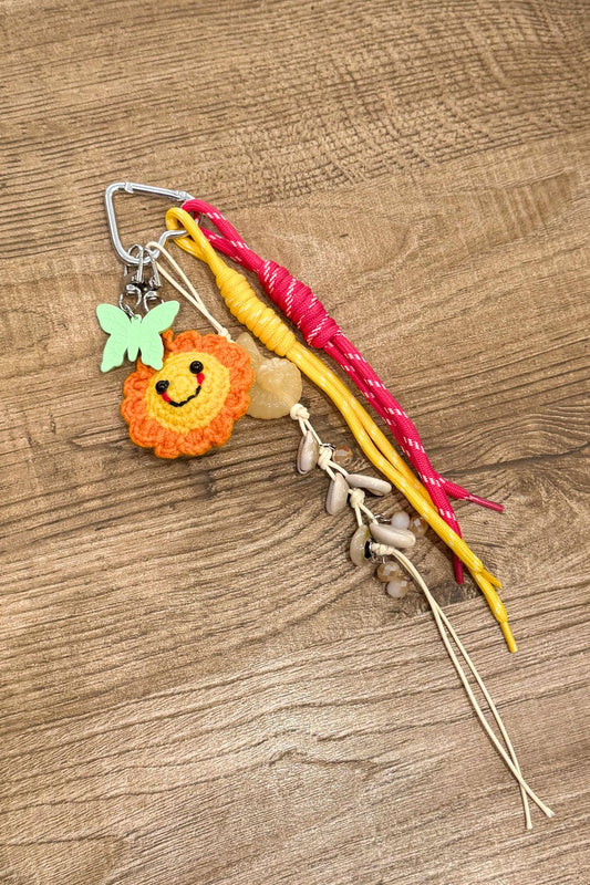 Charms Bag fiore in macrame