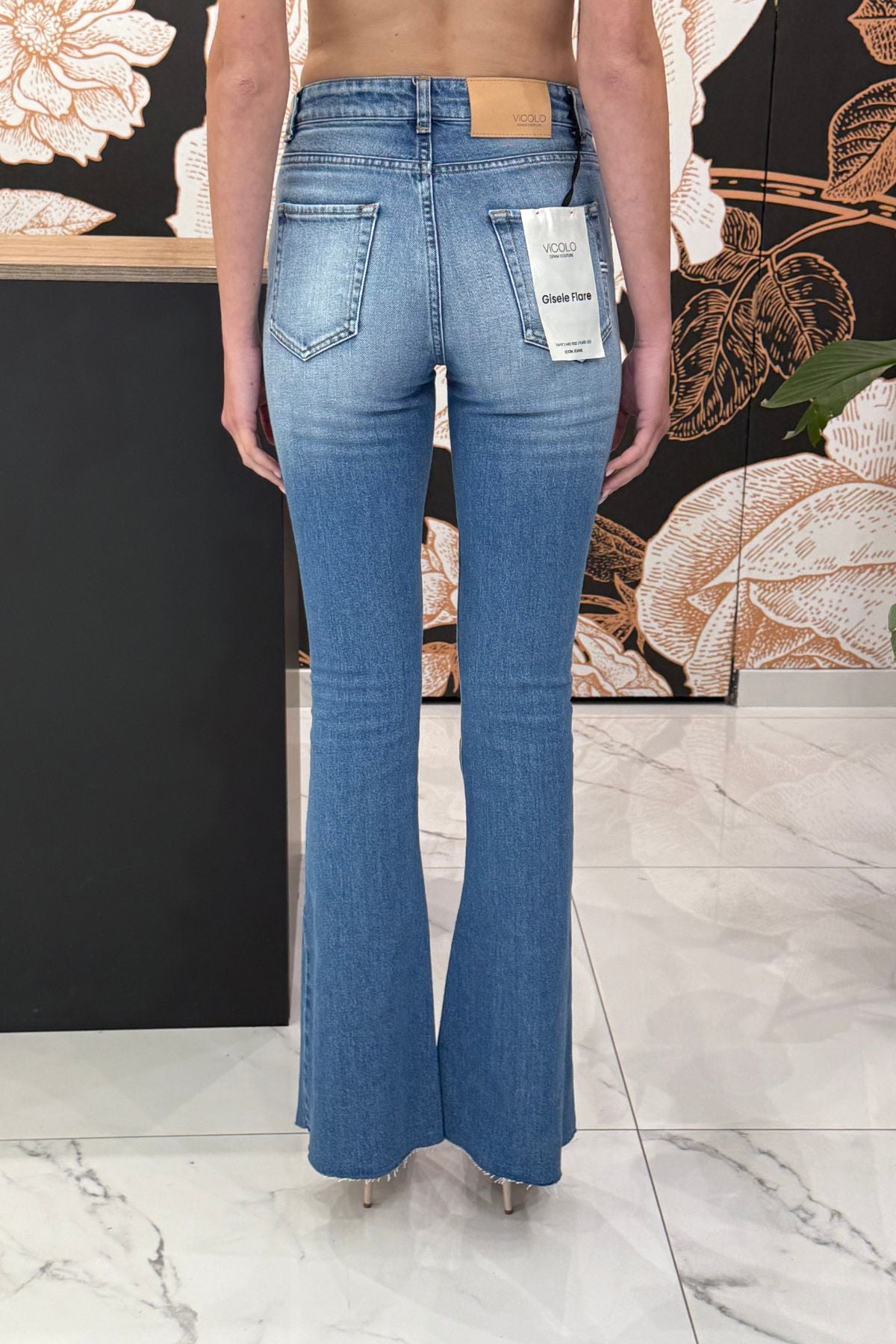 Jeans Gisele flare blu - Vicolo