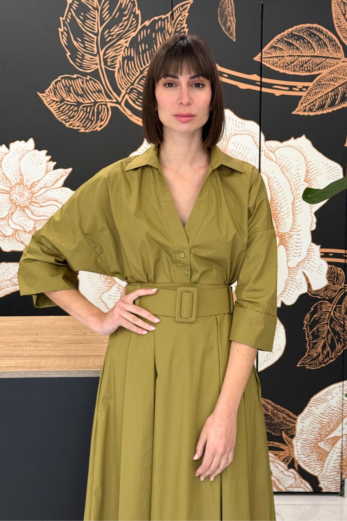 Camicia verde oliva - Souvenir Clubbing