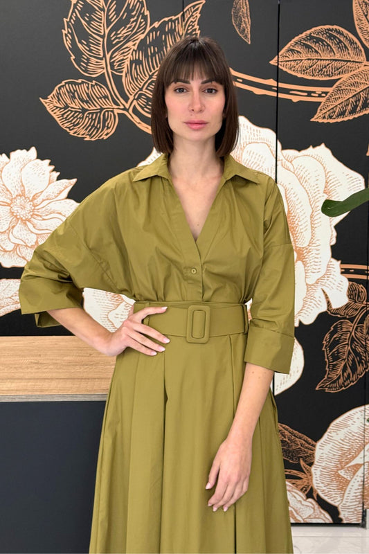 Camicia verde oliva - Souvenir Clubbing