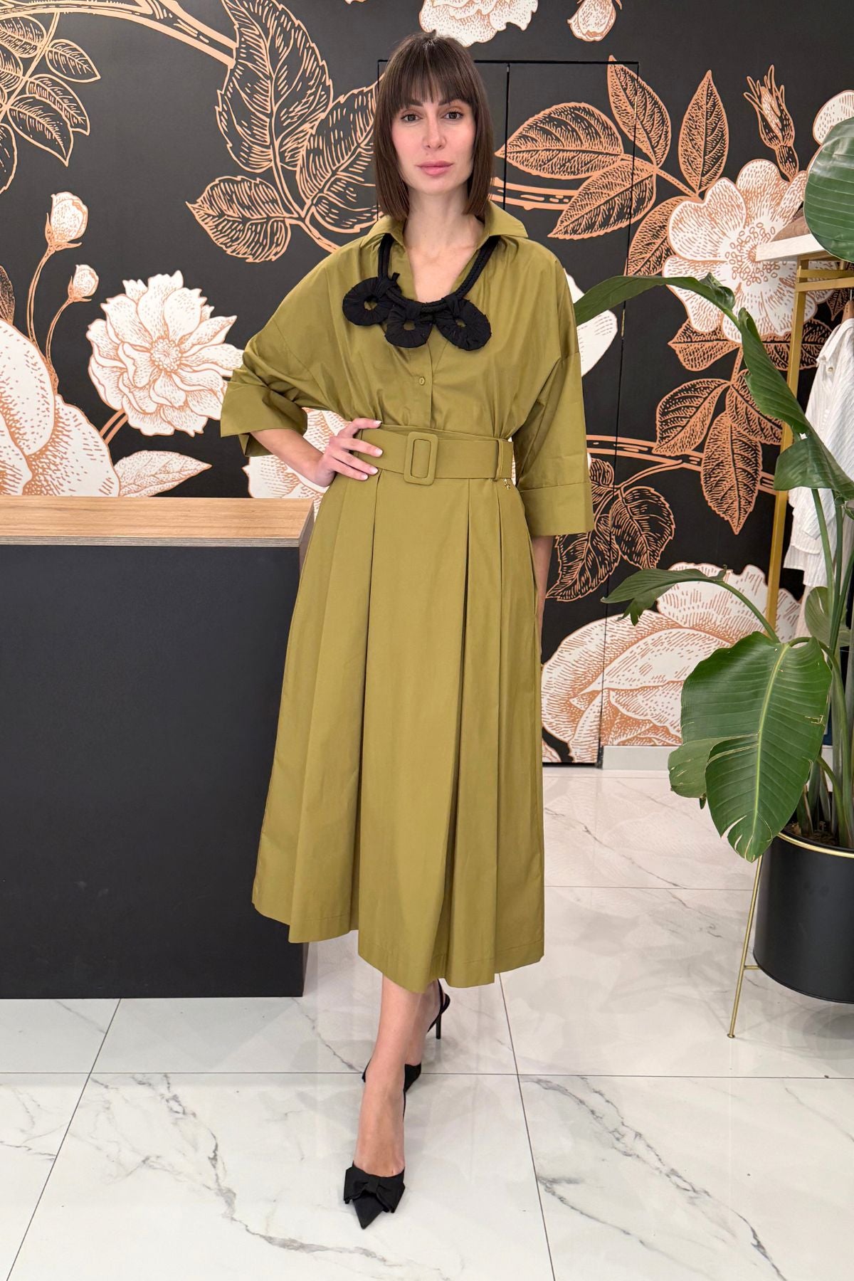 Camicia verde oliva - Souvenir Clubbing