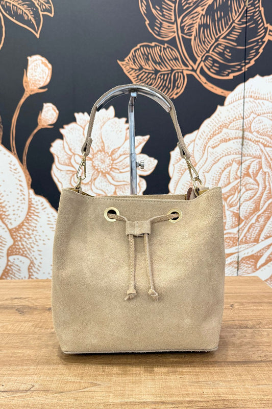 Secchiello suede beige - Emporio Club